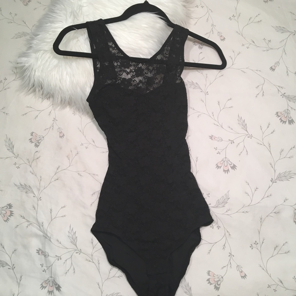 Lace black bodysuit! Obsessed with!!